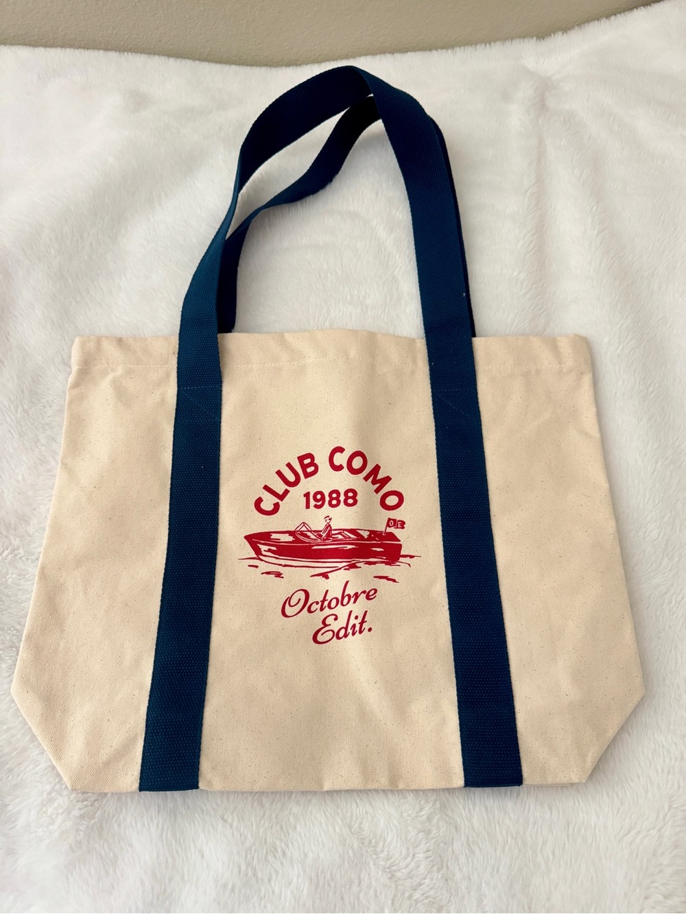 Sezane Octobre editions canvas tote bag/ NEW